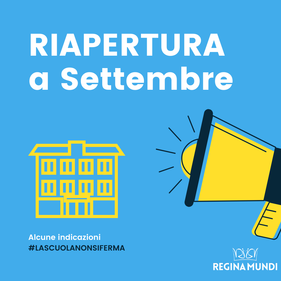 RIAPERTURA a Settembre